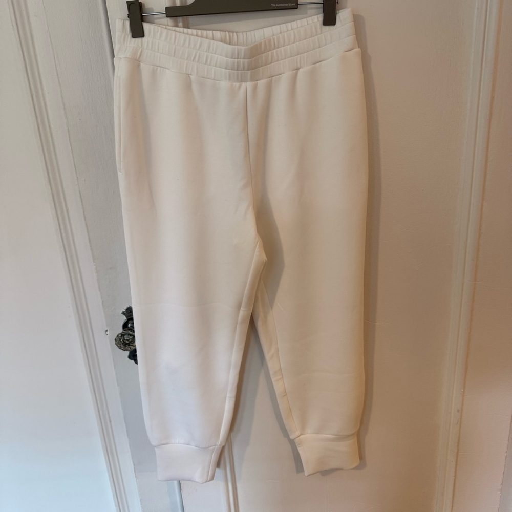 NWT Varley The Slim Cuff Pant 25” Large White